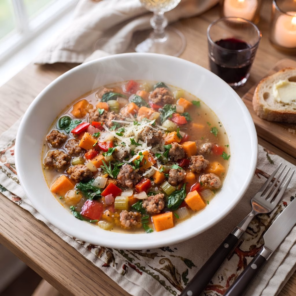 Italian Sausage Sweet Potato Soup Recipe