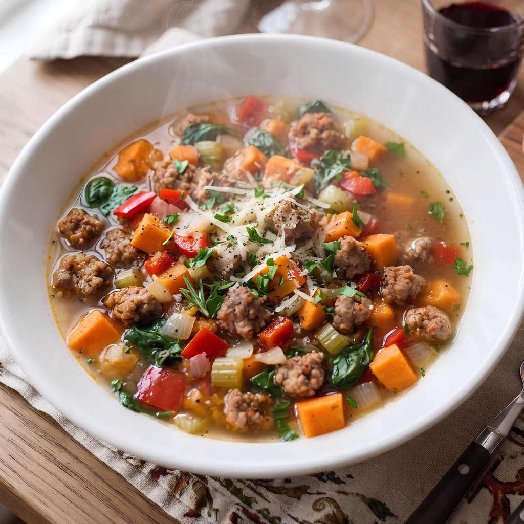 Italian Sausage Sweet Potato Soup Recipe