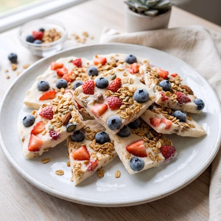 Kids Frozen Yogurt Bark Recipe