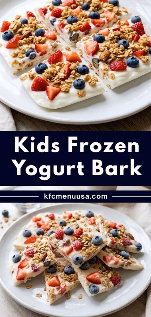 Kids Frozen Yogurt Bark Recipe