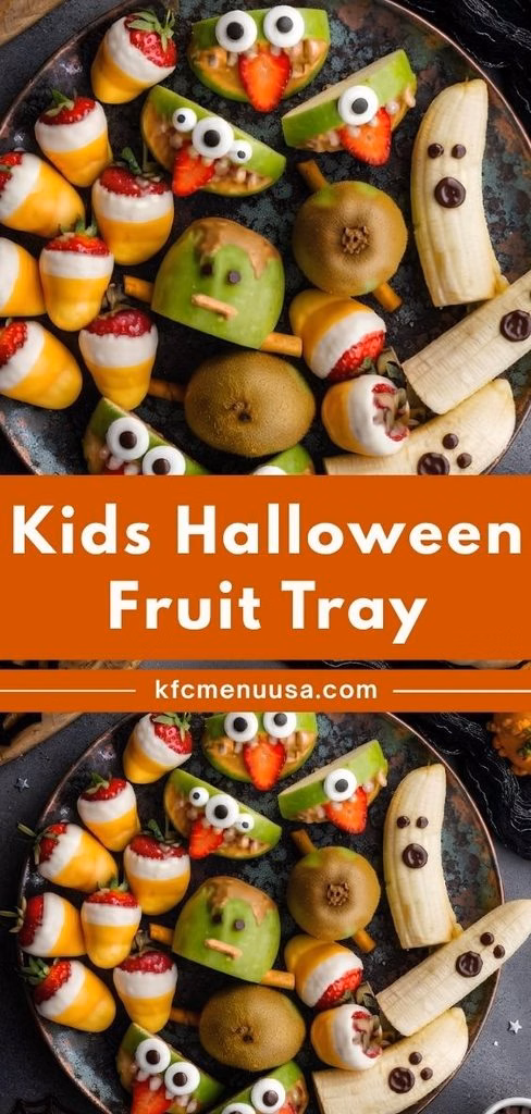 Kids Halloween Fruit Tray Recipe