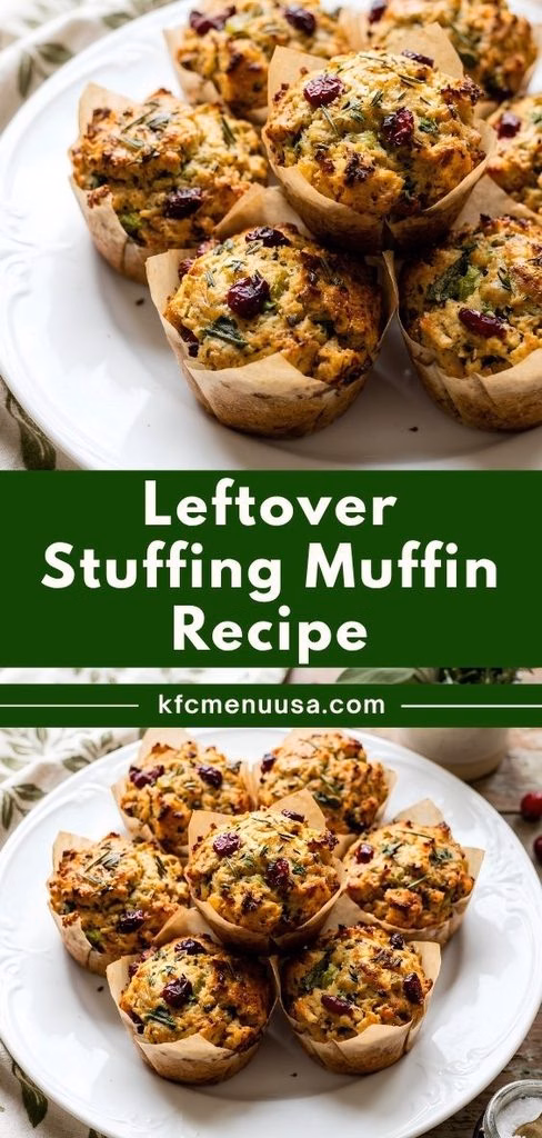 Leftover Stuffing Muffin Recipe