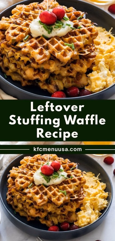 Leftover Stuffing Waffle Recipe: