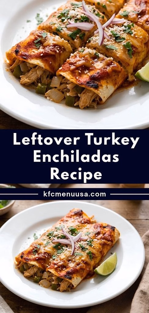 Leftover Turkey Enchiladas Recipe