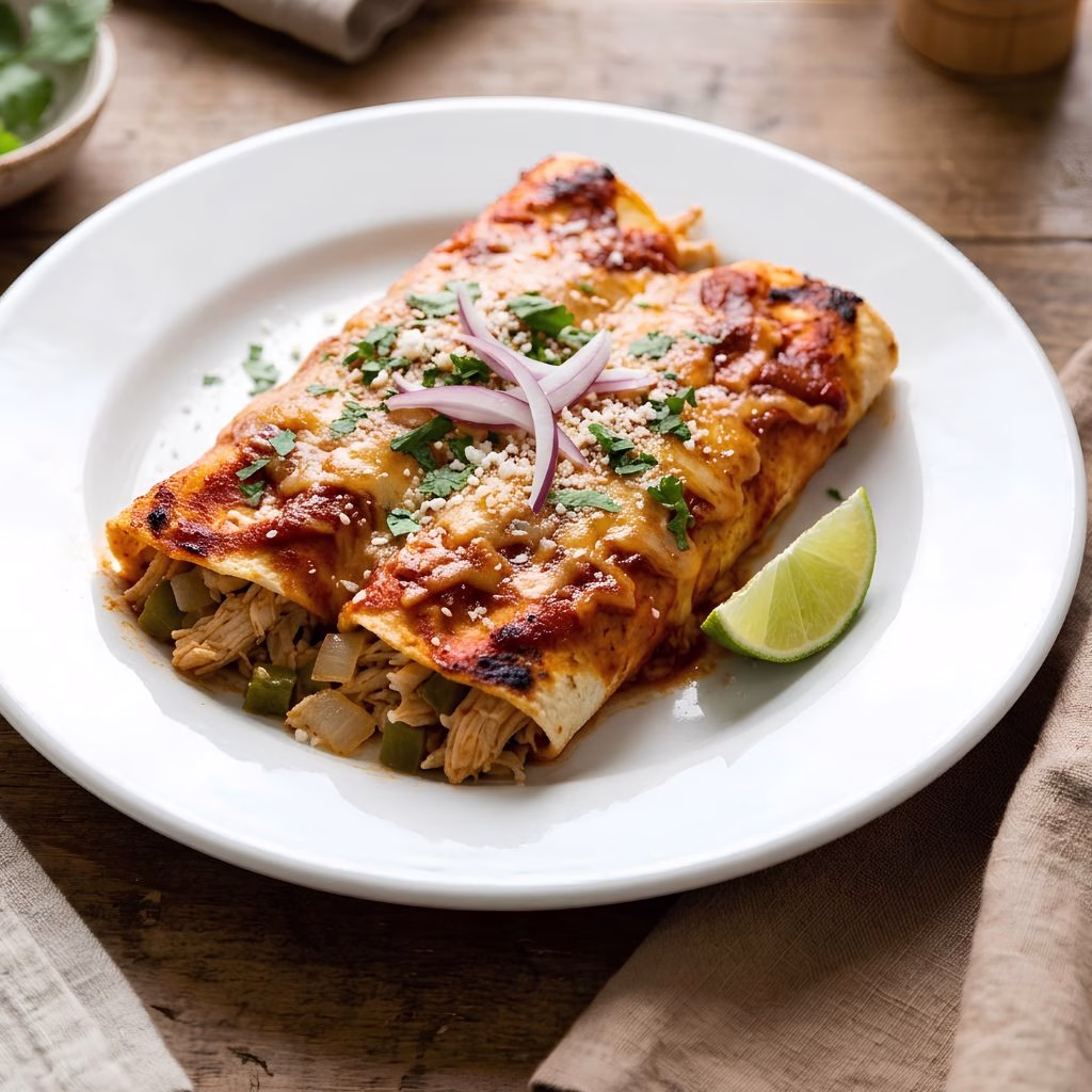 Leftover Turkey Enchiladas Recipe