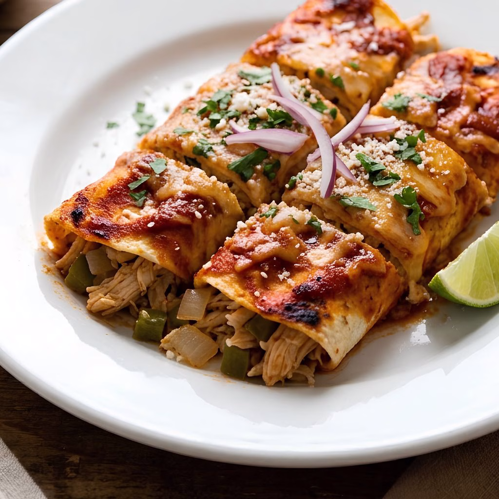 Leftover Turkey Enchiladas Recipe