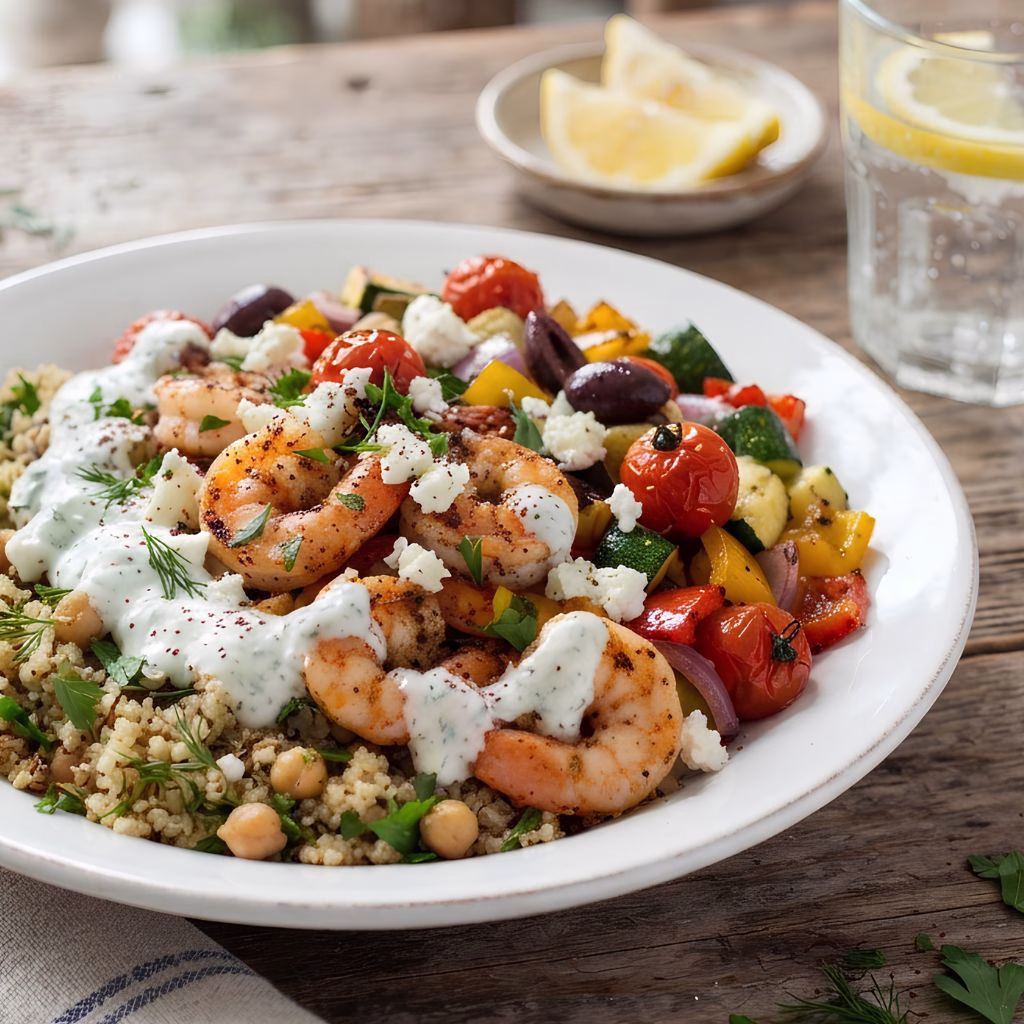 Lemon Shrimp Quinoa Recipe