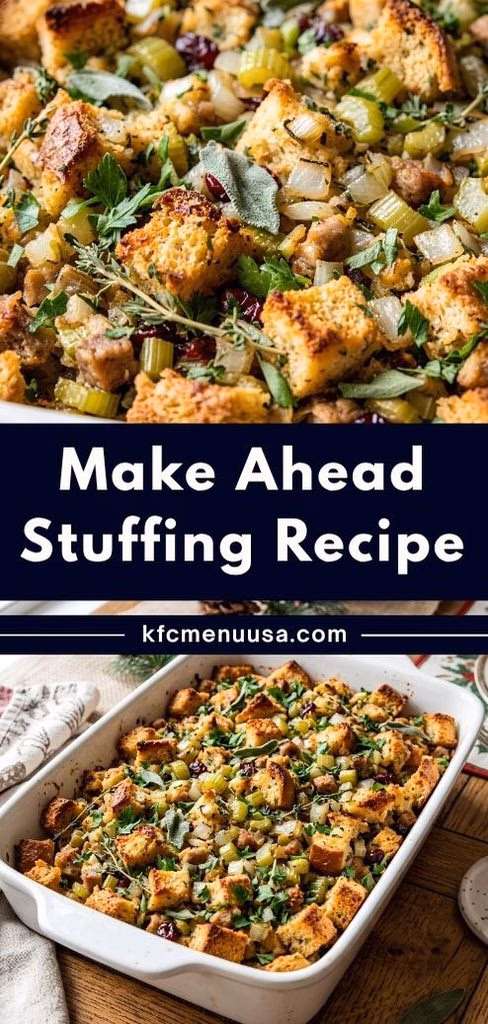 Make Ahead Stuffing Recipe