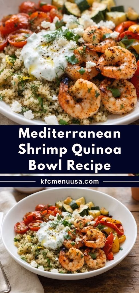 Mediterranean Shrimp Quinoa Bowl Recipe