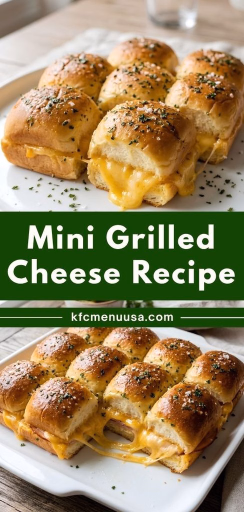 Mini Grilled Cheese Recipe