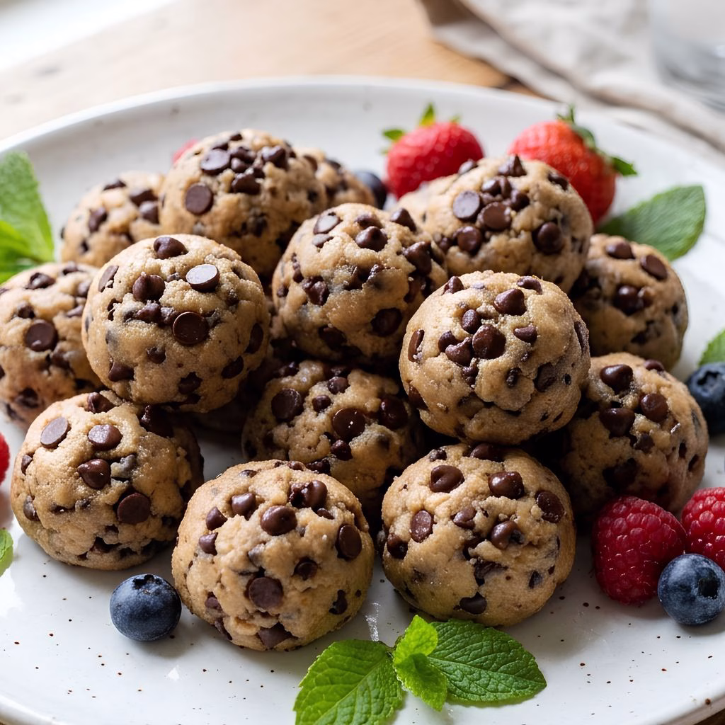 No Bake Cookie Dough Bites