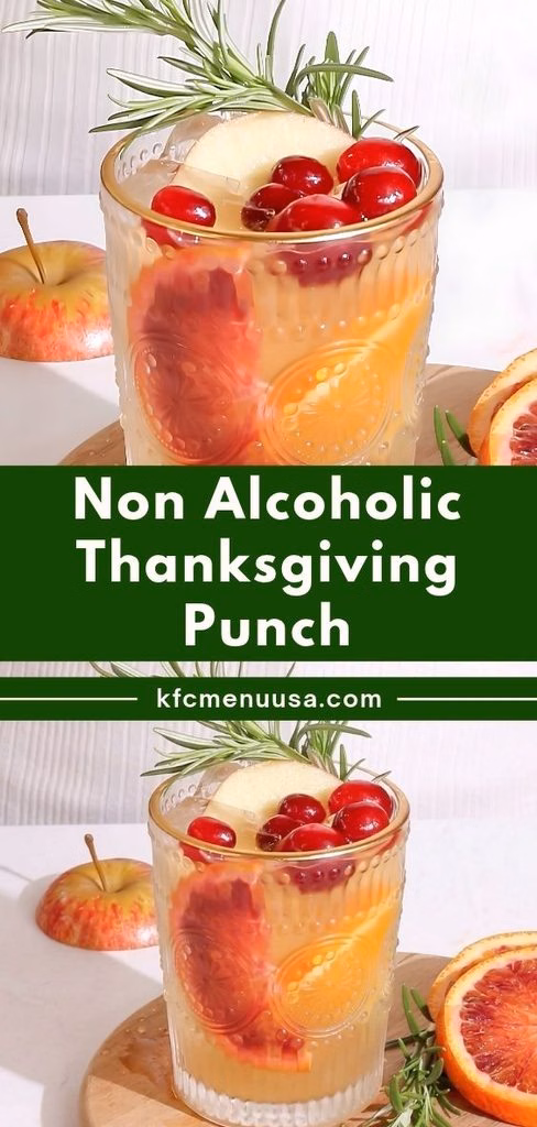 Non Alcoholic Thanksgiving Punch Recipe