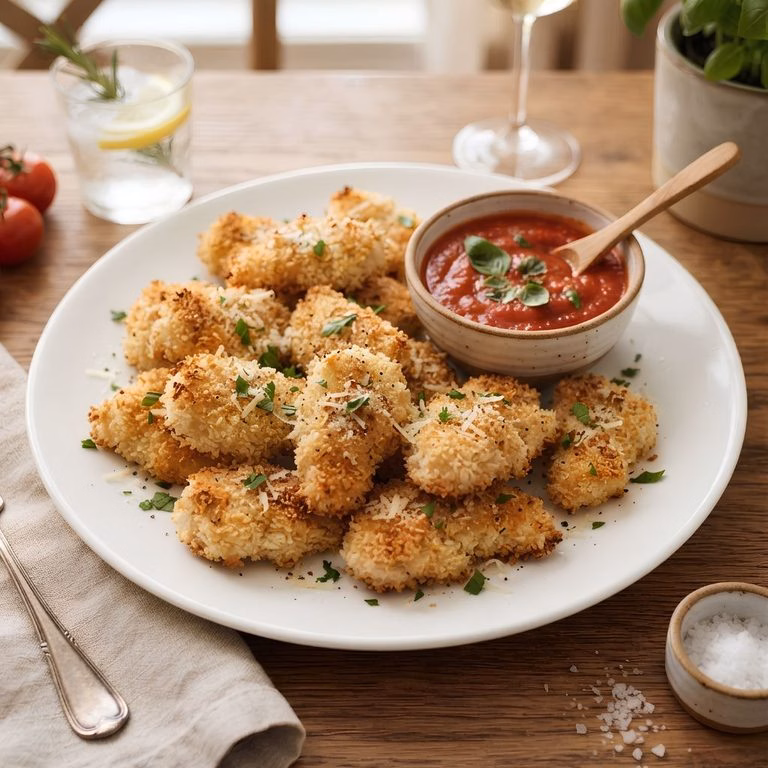 Parmesan Crusted Chicken Nuggets Recipe