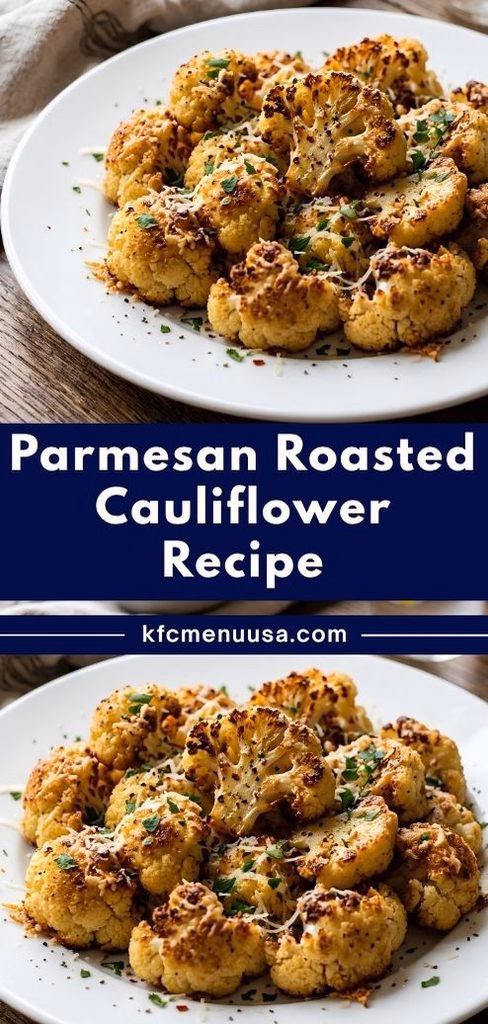 Parmesan Roasted Cauliflower Recipe
