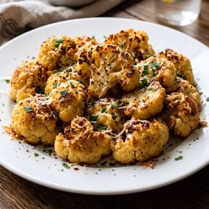 Parmesan Roasted Cauliflower Recipe