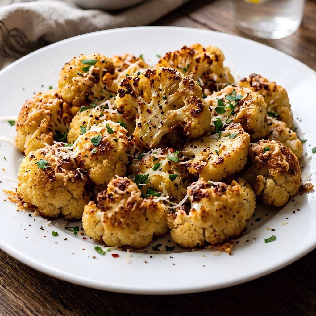 Parmesan Roasted Cauliflower Recipe