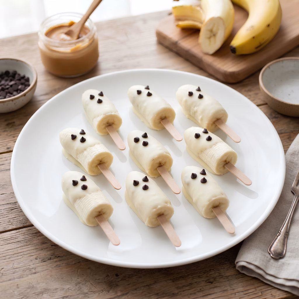 Peanut Butter Ghost Banana Recipe