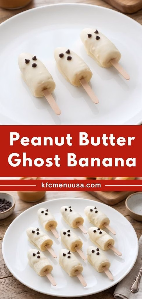 Peanut Butter Ghost Banana Recipe