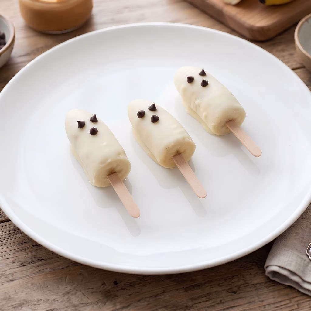Peanut Butter Ghost Banana Recipe