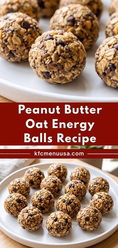Peanut Butter Oat Energy Balls Recipe