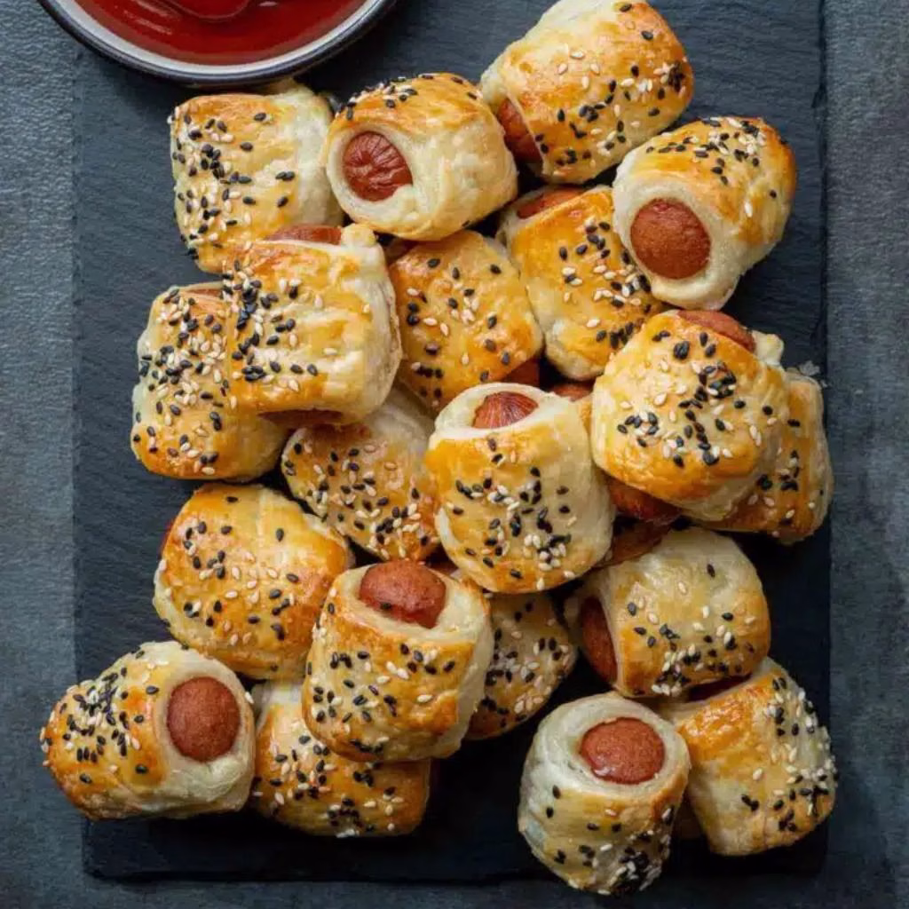 Pigs in a Blanket with Puff Pastry