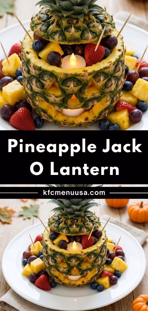 Pineapple Jack O Lantern Recipe