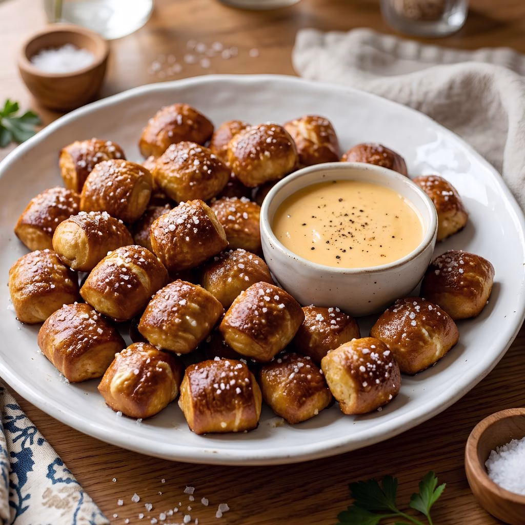 Pretzel Bites Cheese Dip Recipe