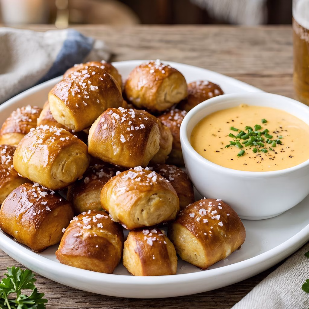 Pretzel Bites Cheese Dip Recipe