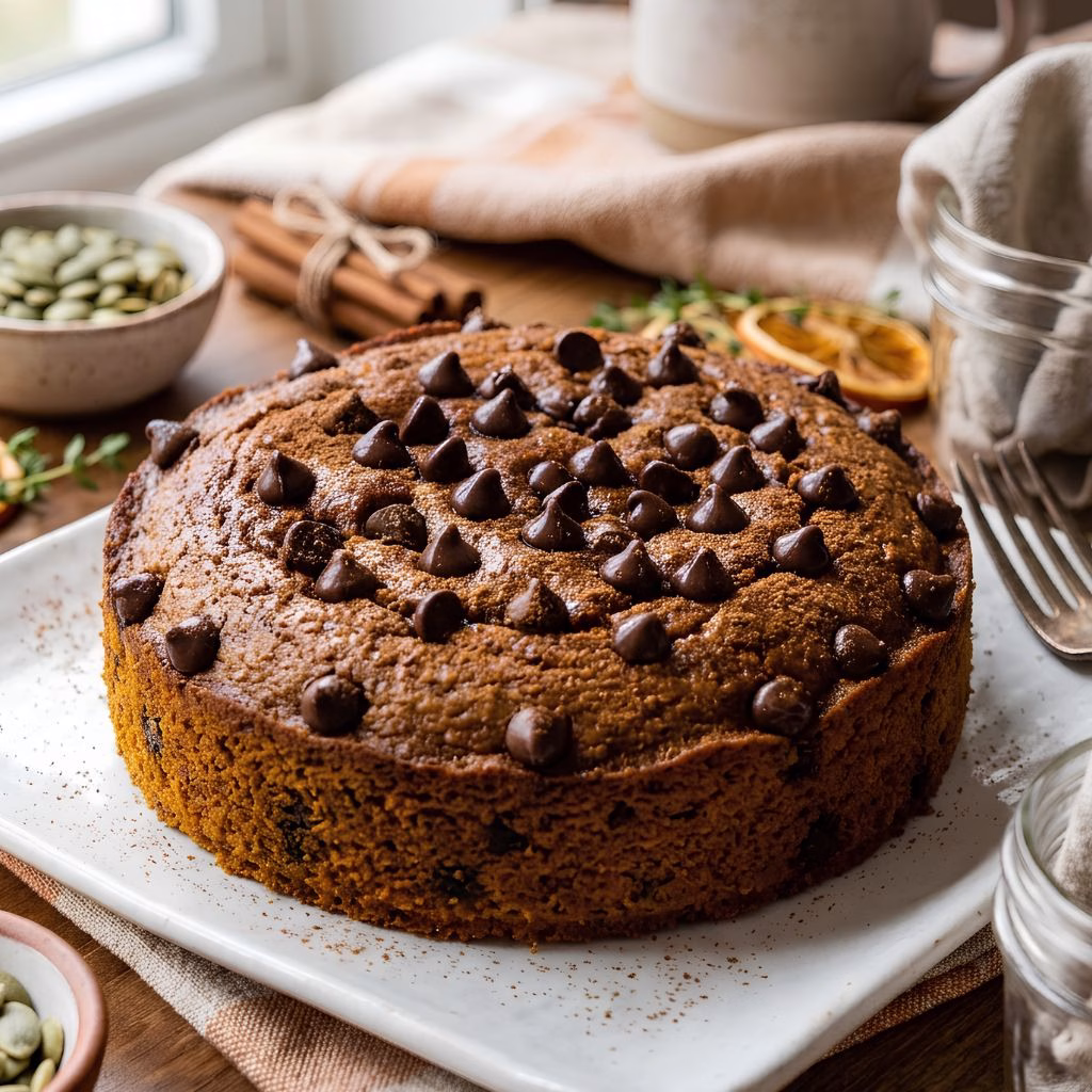 Pumpkin Chocolate Chip Cake Recipe
