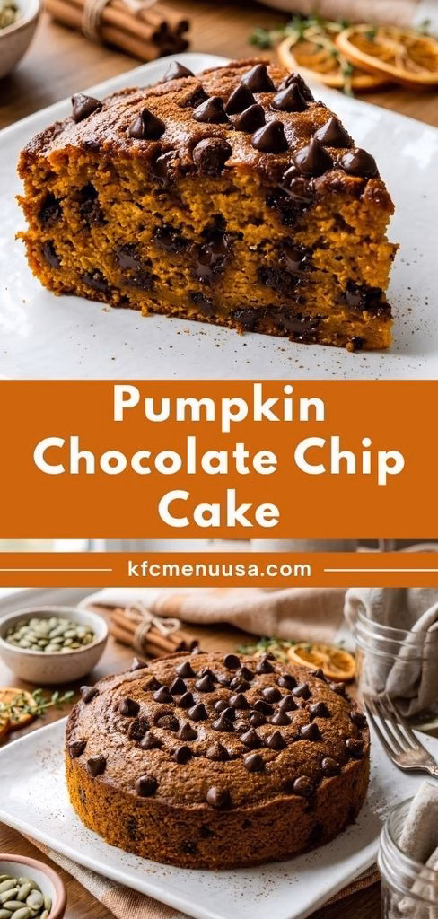 Pumpkin Chocolate Chip Cake Recipe