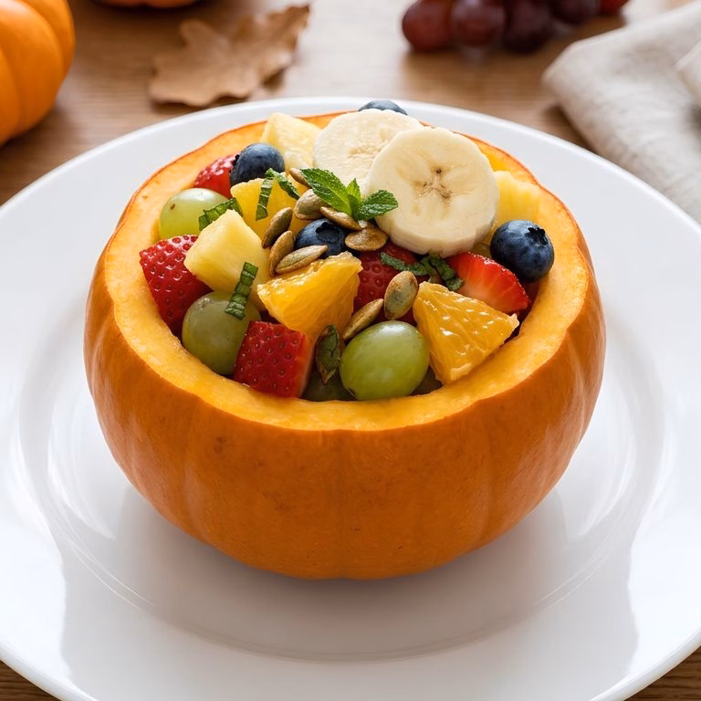 Pumpkin Fruit Salad Bowl Recipe