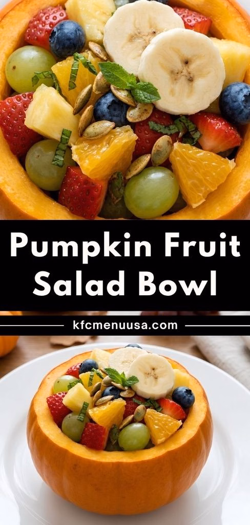 Pumpkin Fruit Salad Bowl Recipe
