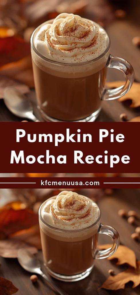 Pumpkin Pie Mocha Recipe