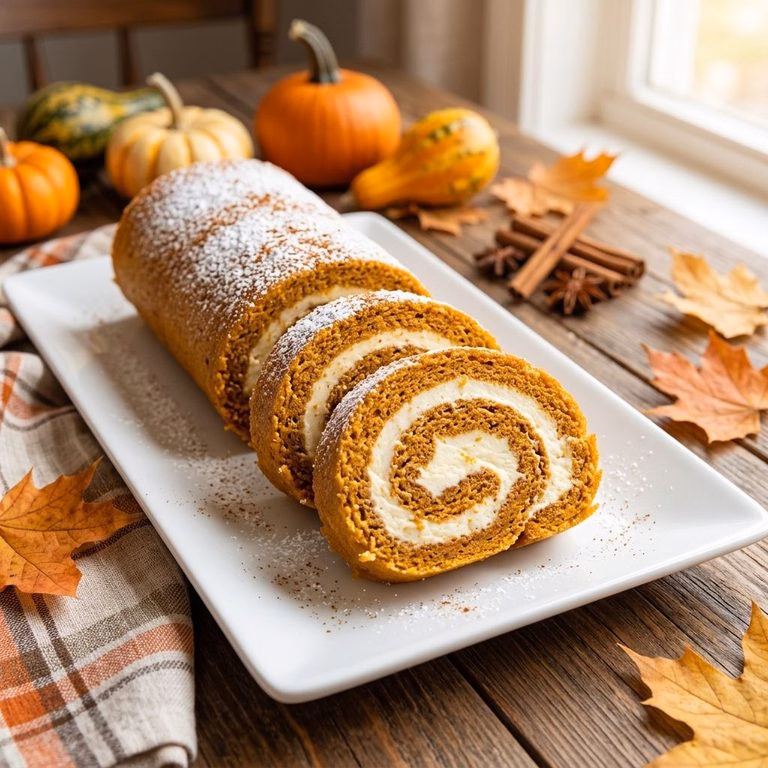 Pumpkin Roll Cake Recipe