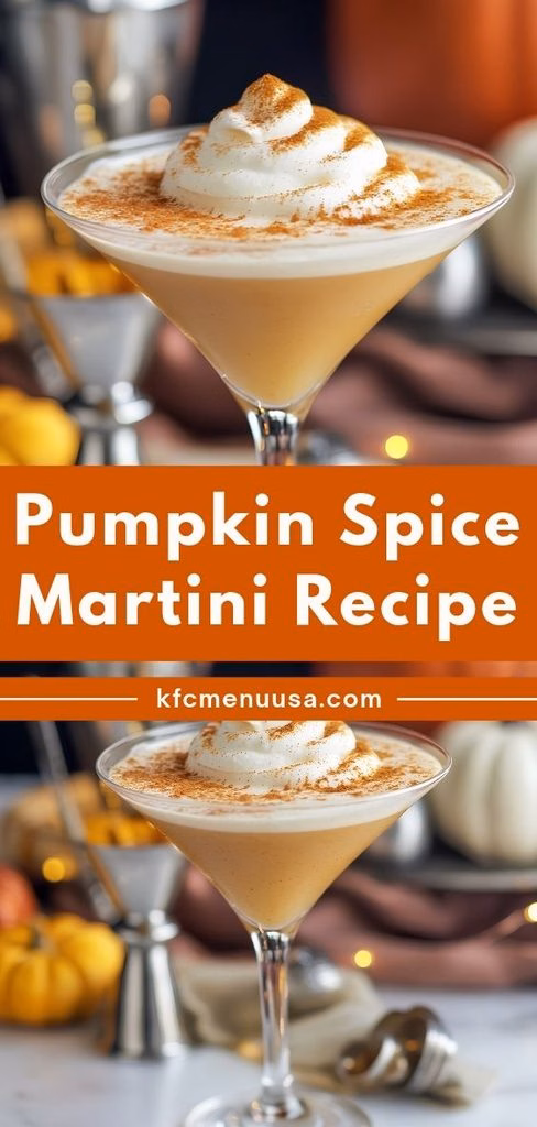 Pumpkin Spice Martini Recipe