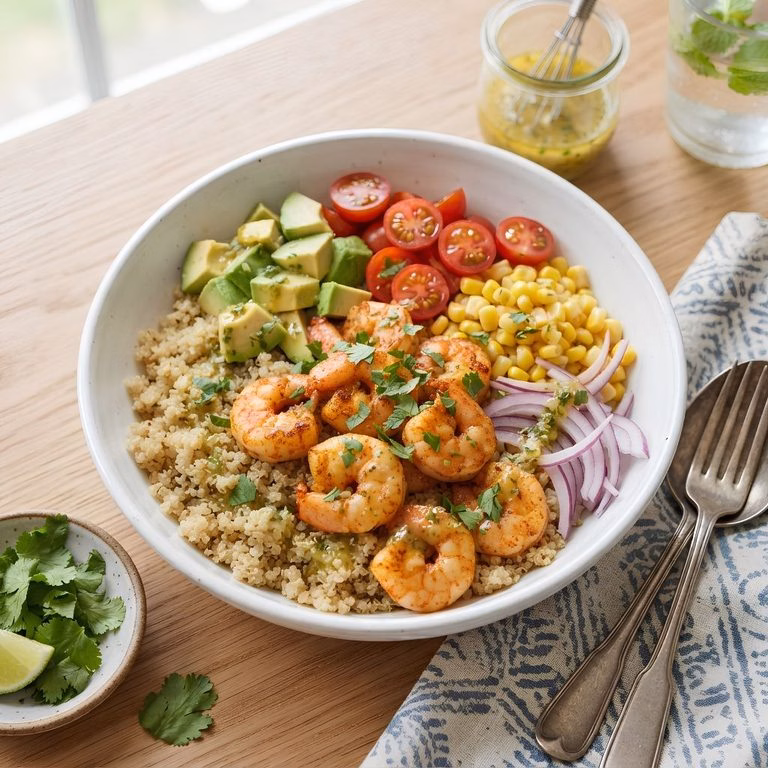 Quinoa Shrimp Bowl Recipe