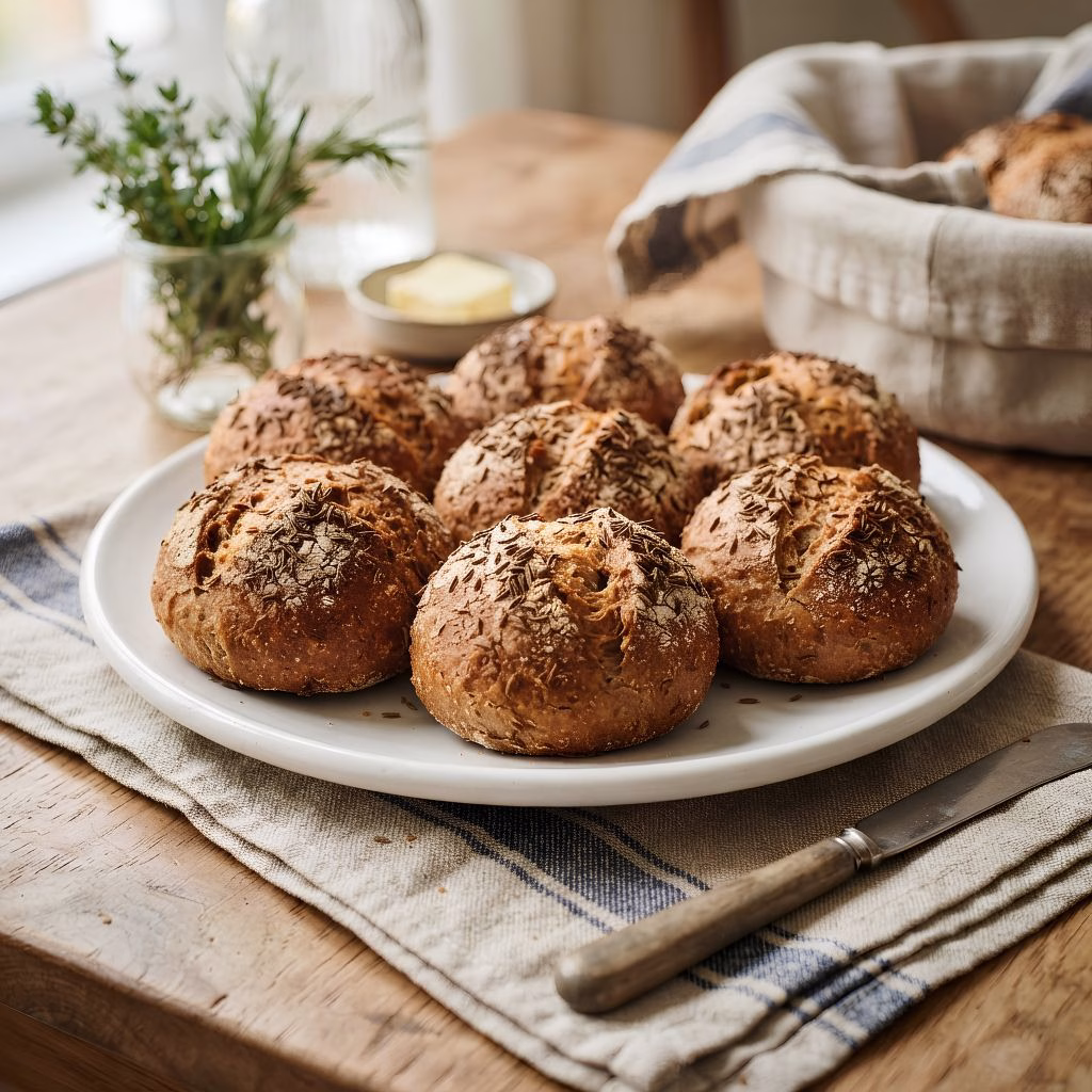 Rye Dinner Rolls Recipe