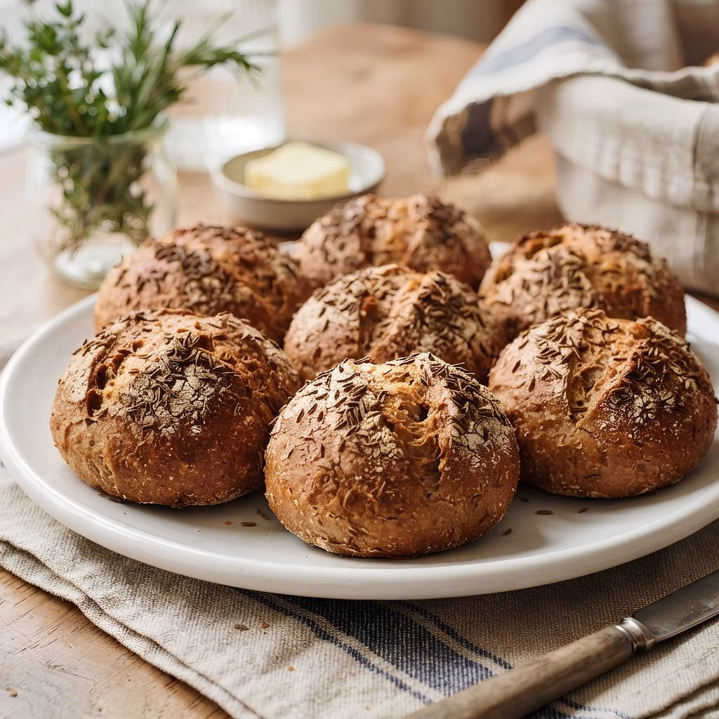 Rye Dinner Rolls Recipe