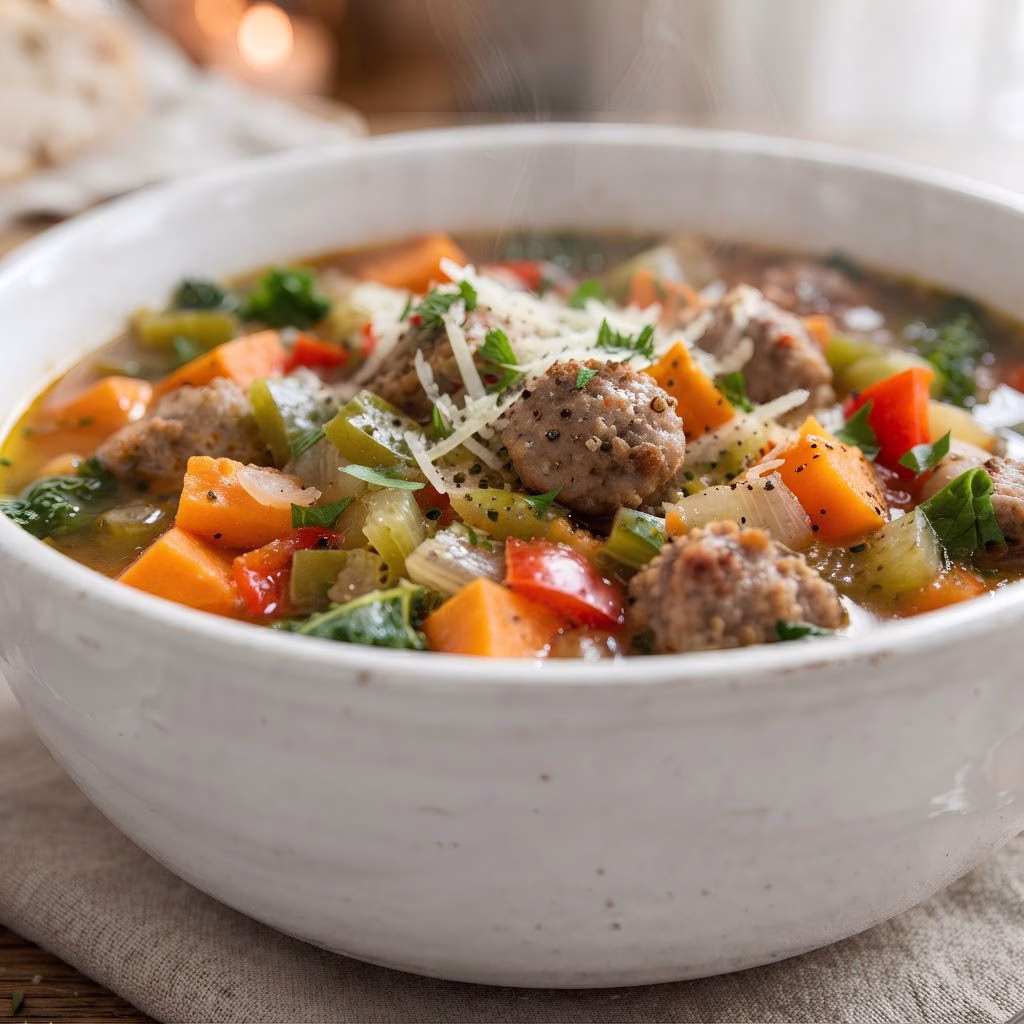 Sausage Sweet Potato Soup Recipe