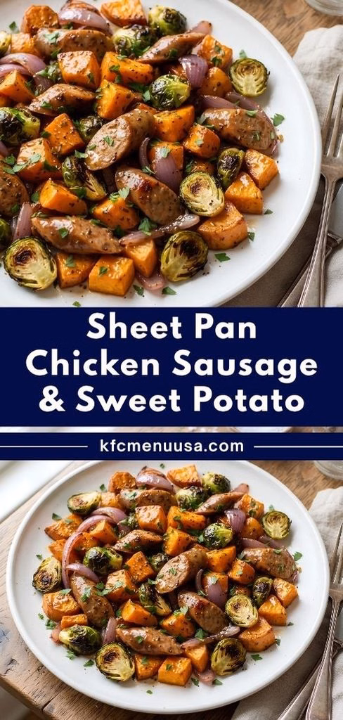Sheet Pan Chicken Sausage Sweet Potato Recipe