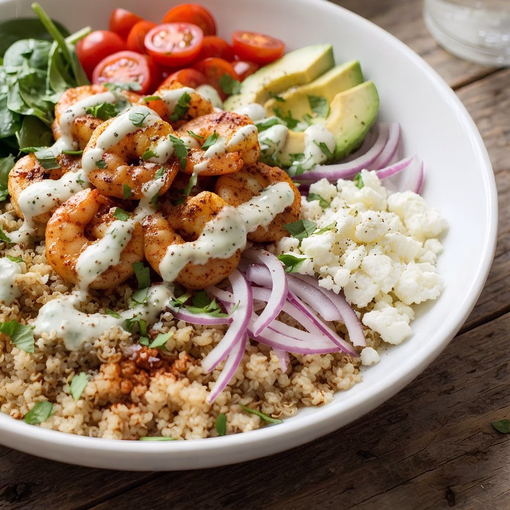 Shrimp Quinoa Power Bowl Recipe