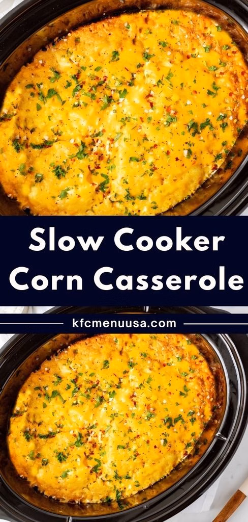 Slow Cooker Corn Casserole Recipe