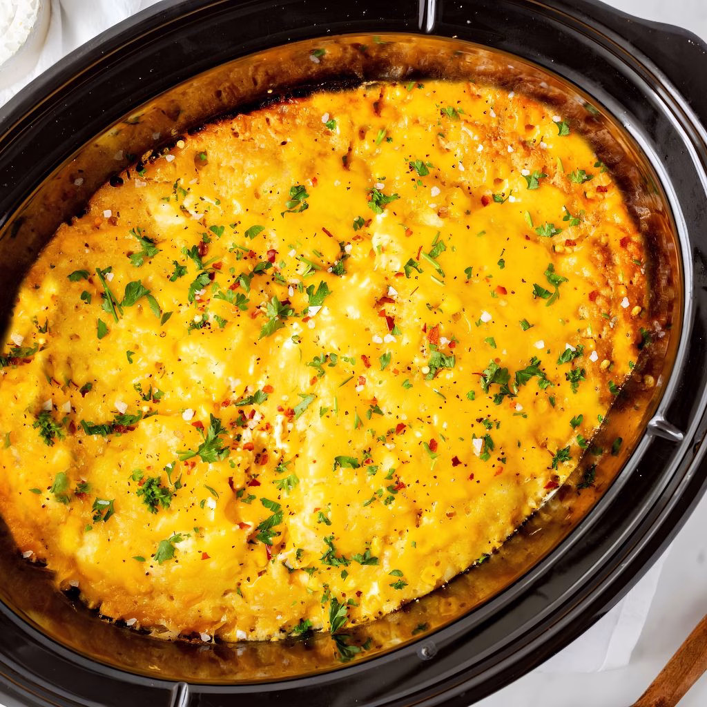 Slow Cooker Corn Casserole Recipe