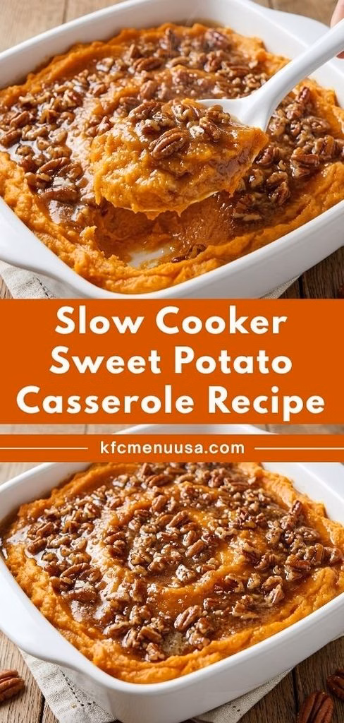 Slow Cooker Sweet Potato Casserole Recipe