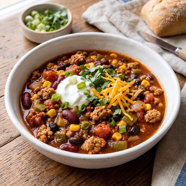 Slow Cooker Turkey Chili Recipe