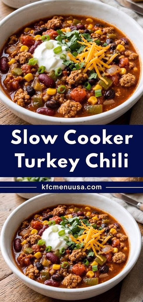 Slow Cooker Turkey Chili Recipe