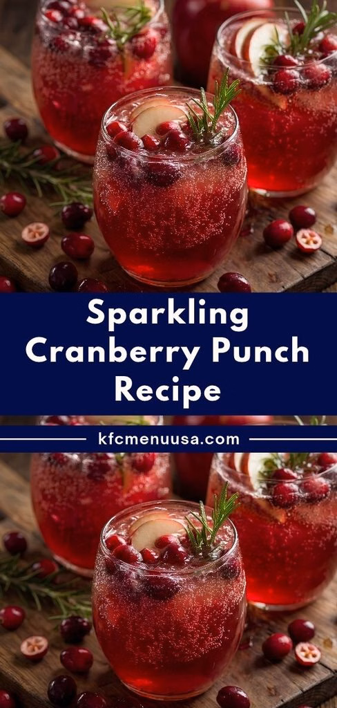 Sparkling Cranberry Punch Recipe