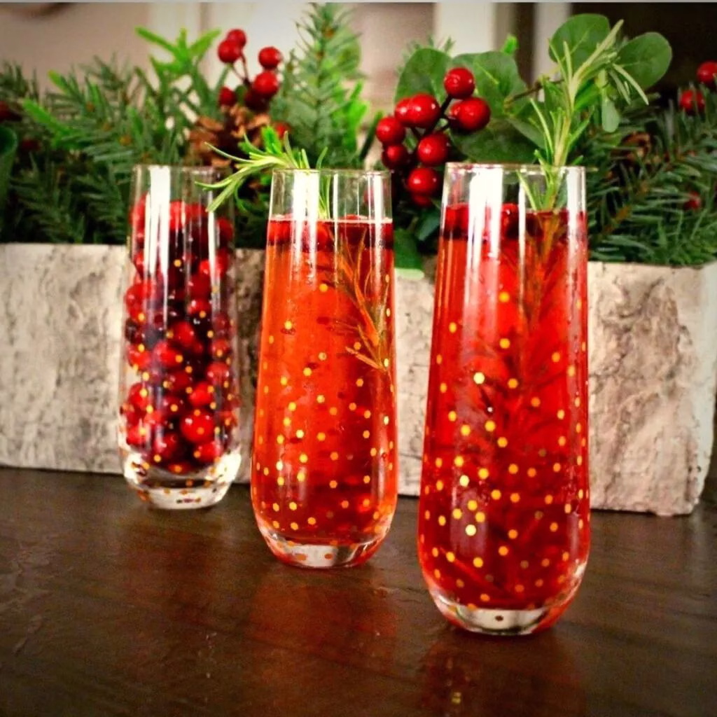 Poinsettia Cocktail Recipes