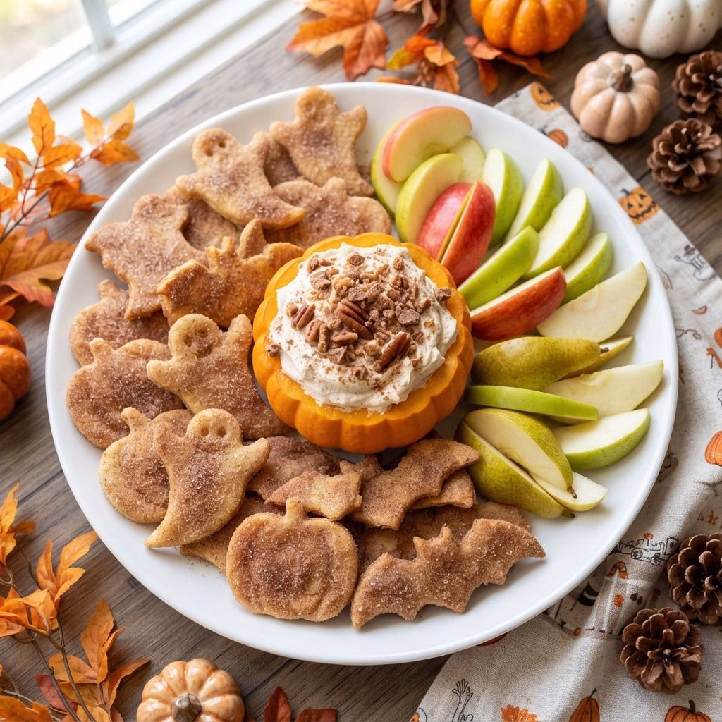 Spooky Caramel Fruit Dip Recipe