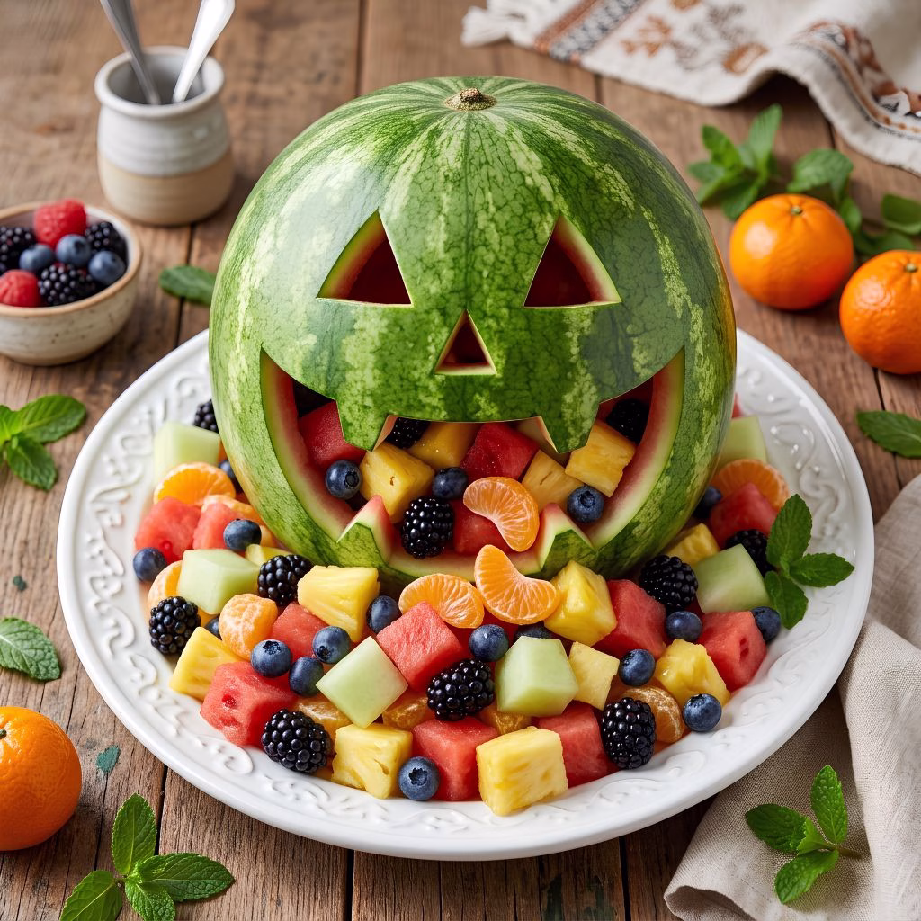 Spooky Fruit Salad Recipe
